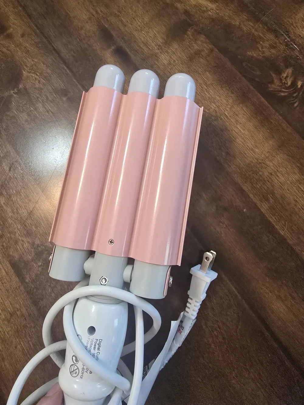 INH Hair Waver 3 Barrel- Ceramic Curling Iron for Beach Waves